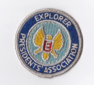 Vintage Pfadfinder Aufnäher Explorer Presidents Association 3" - Bild 1 von 1