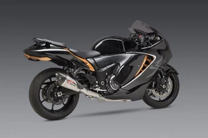 YOSHIMURA SUZUKI HAYABUSA 22-24 RACE AT2 FULL EXHAUST STAINLESS MUFFLER - Picture 1 of 3