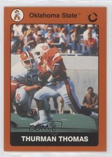 1991 Collegiate Collection Oklahoma State University Cowboys Thurman Thomas HOF