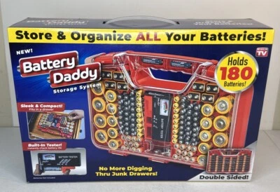 BATTERY DADDY (180) Batteries Battery Storage System Doublesided Built In Tester - Image 1 of 4