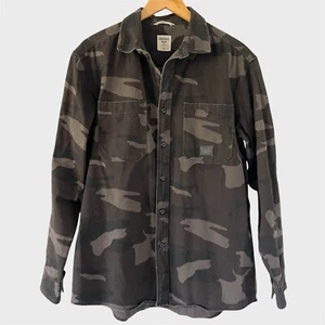 Camicia Surmulleter uomo X-Large marrone con bottoni mimetica tela mimetica originale - Foto 1 di 10