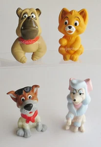 JUEGO SUELTO 4 McDonald's 1988 OLIVER & CO. Disney CAT DOG dedo marioneta juguete DODGER - Imagen 1 de 3