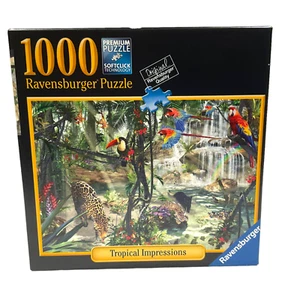 Ravensburger Puzzle Tropical Impressions 1000 Piece Softclick Technology - Picture 1 of 6