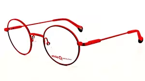 Etnia Barcelona Smile Unisex Metal Eyeglass Frame RD Red 47-21 Imperfect - Picture 1 of 7