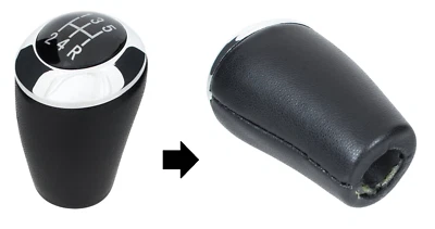 POMO FUNDA PALANCA DE CAMBIO 5 VELOCIDAD MAZDA CX-7 / MX-5 III 2005-2014 - Imagen 1 de 3