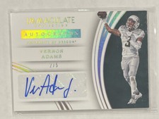 Vernon Adams 2016 Immaculate Collection Auto 2/5 RC Autograph Oregon Ducks