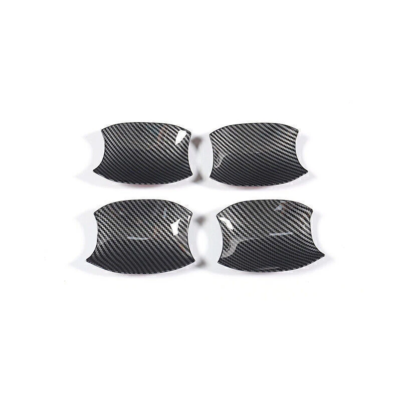 Para Honda CR-V 2023-2024 ABS Fibra de Carbono ABS Puerta Exterior Tazón Cubierta Tazón Tapiz Borde Foto 1 de 4