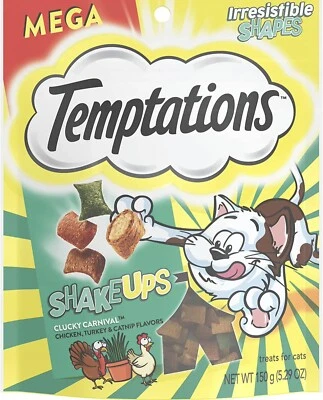 Temptations MixUps &amp;amp; Shake Ups golosinas crujientes y suaves para gatos, 5,29 onzas Foto 1 de 4