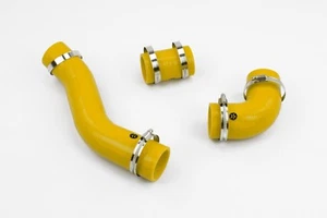 Silicone Intercooler Hoses fit Land Rover Defender 300TDI Turbo Stoney Yellow - Picture 1 of 4
