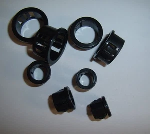 (8) Black Power Wire FireWall Snap Grommets Combo Pack 0,2,4,8 Ga AWG Gauge - Picture 1 of 1