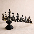  Lolita Accessories Rhinestones Tiara Black Crown Prom Crowns for Women