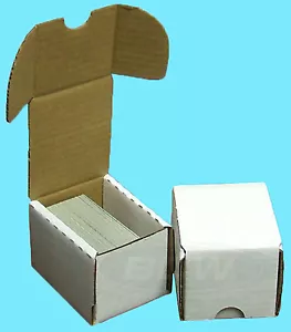 50 BCW 100 COUNT CARDBOARD STORAGE BOXES Trading Sport Card Holder Case Baseball - Picture 1 of 3