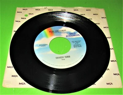 Ernest Tubb, Blue Christmas / White Christmas  - Image 1 of 2