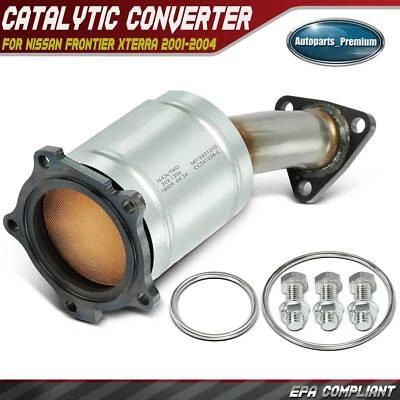 Front Side Catalytic Converter for Nissan Frontier Xterra 2001 2002 2003 2004 - Image 1 of 4