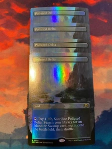 MTG Modern Horizons 3 Polluted Delta Borderless Foil x 1 - Picture 1 of 1