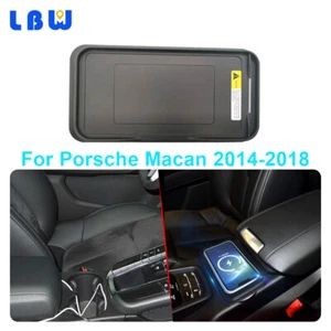 For 2014-2018 Porsche Macan Wireless Charger Phone Center Console Charging Pad - Picture 1 of 12