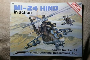 Mi-24 Hind Helicopter in Action Squadron Signal Book # 1083 Very Good Condition - Picture 1 of 5