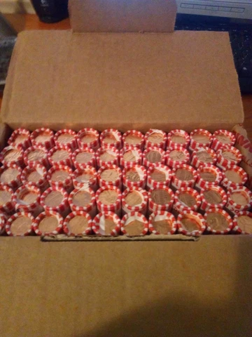 (2) 2022 D Denver Mint Lincoln Penny Uncirculated Bank Boxes 5000 total pennies Cover