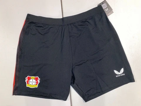 Castore Bayer 04 Leverkusen football Soccer Shorts XXL 38 Bundesliga authentic Cover