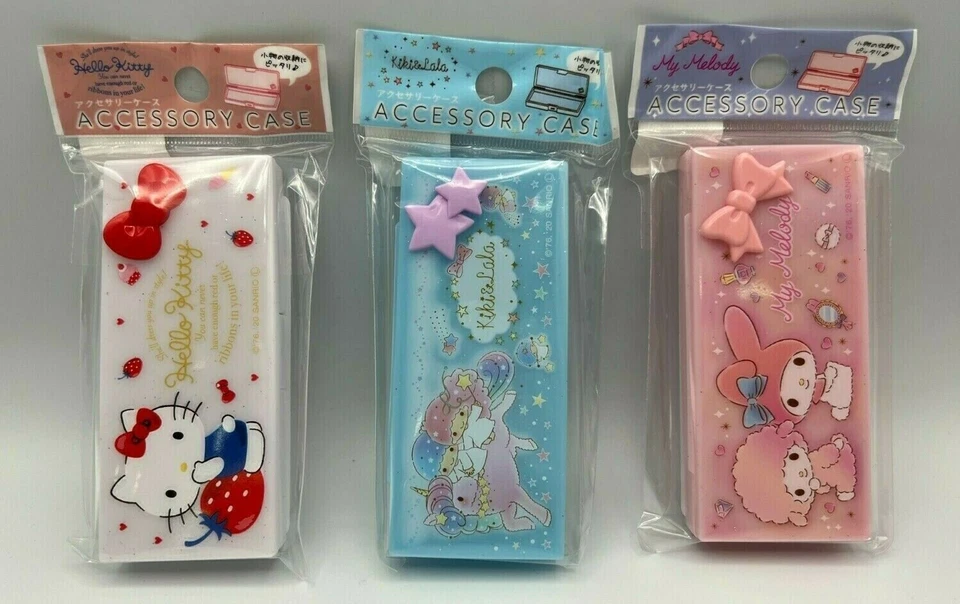 *New* Sanrio Daiso My Melody Hello Kitty Little Twin Stars Accessory Case  - Image 1 of 1