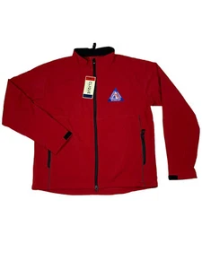 Clique Red Softshell Weatherproof Men's Zip Up Jacket Florida Farm Bureau Size M - Picture 1 of 15