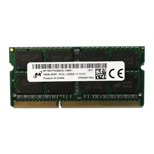 Micron 16GB 2RX8 PC3L-12800S DDR3 SDRAM Memory RAM (MT16KTF2G64HZ-1G6A1) - Picture 1 of 4