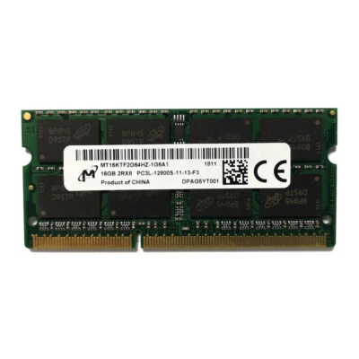 Micron 16GB 2RX8 PC3L-12800S DDR3 SDRAM Memory RAM (MT16KTF2G64HZ-1G6A1) - Image 1 of 4