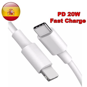Cable De Datos Carga Rápida Para Iphone Ipad Cargador USB C 1M 20W PD Typo C Usb - Imagen 1 de 4