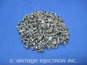 (250) Thread Cutting Screws - Slotted/Hex/Washer Head: 4-40 X 0.25"L (1/4" L) - Picture 1 of 11
