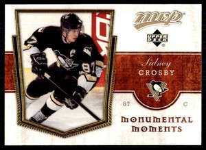 2007-08 Upper Deck MVP Monumental Moments Sidney Crosby #MM3
