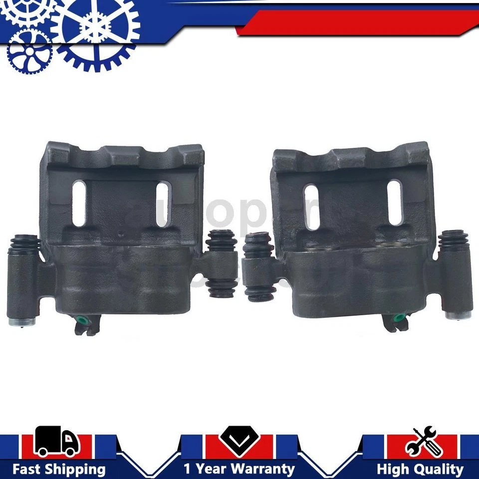 Par de pinzas de freno delanteras para conductor pasajero para GMC W4500 1993 1992 1994 delanteras Foto 1 de 4