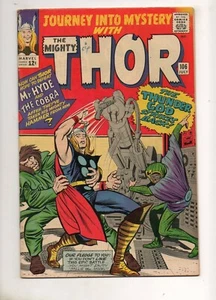 Journey Into Mystery #106 THOR vs Cobra & Mr Hyde 1964 VF- 7.5 Beauty! KIRBY ART - Picture 1 of 3