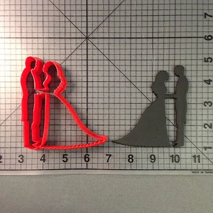 Hochzeit Silhouette Ausstecher - Bild 1 von 2