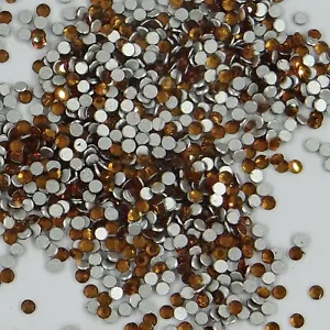2000 SS5 MT: 50 Swarovski Strasssteine Flachboden SS5 (1,85mm) MADEIRA TOPAZ - Bild 1 von 4