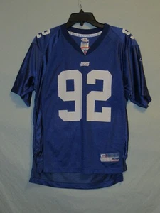 Reebok NY Giants Micheal Strahan Jersey Youth Large (14-16) Excellent - Picture 1 of 3