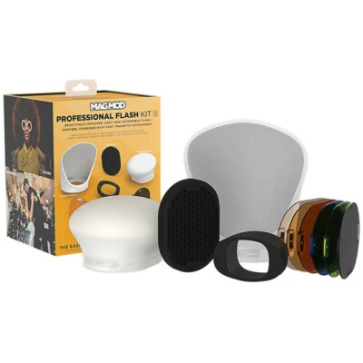 MagMod Professional Flash Kit 2 - Control or diffuse light- Modifiers + Pro Gels - Image 1 of 2