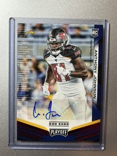 Anthony Johnson  LA Chargers  Panini Playoff NFL 2019  RED ZONE ROOKIE AUTO