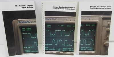 Set of Three Tektronix 2440 Scope Guides & Instructions - Image 1 of 4