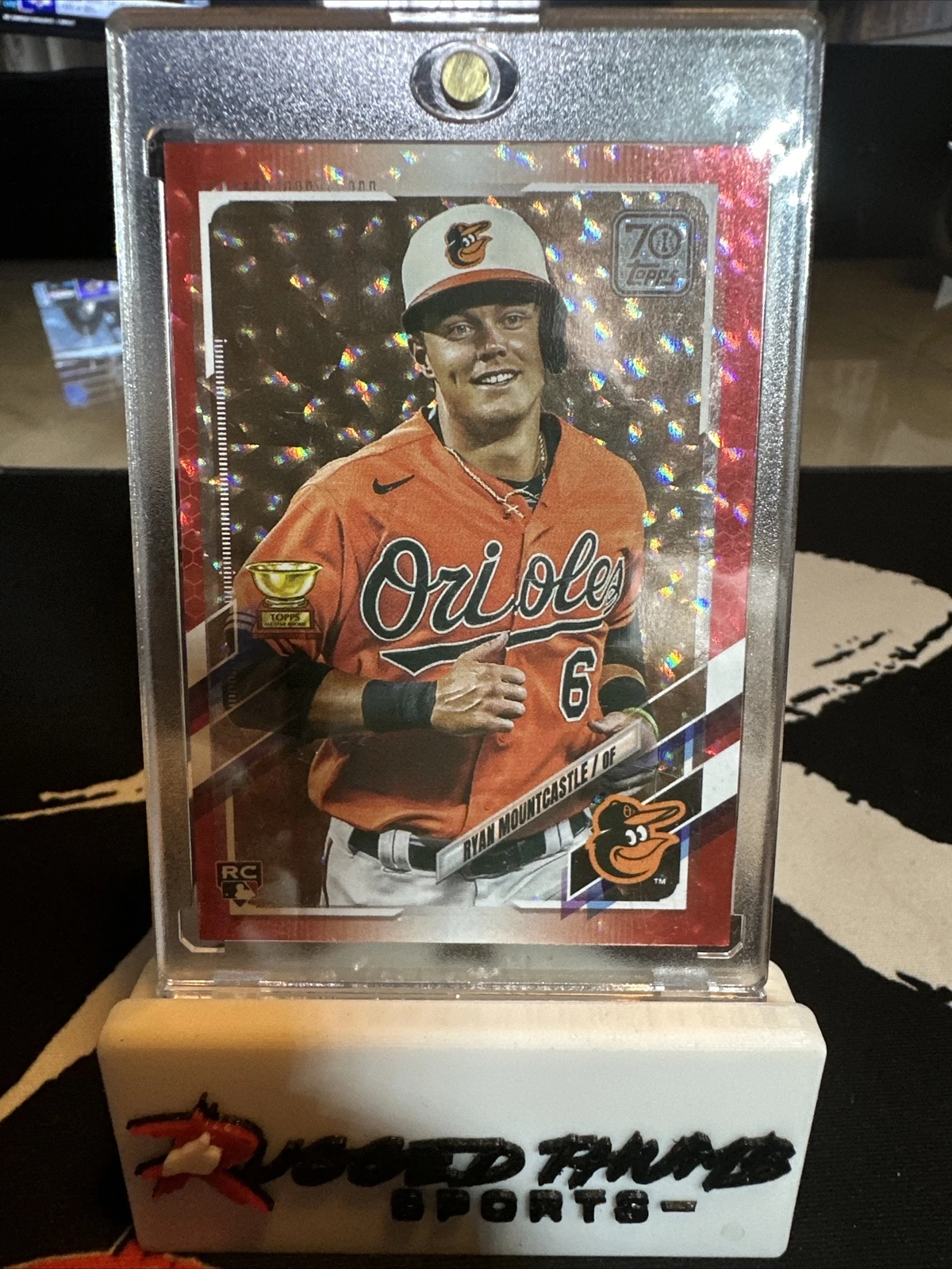 RYAN MOUNTCASTLE 2021 SERIES 1- TOPPS RED ICE RC #143 054/199 Baltimore Orioles