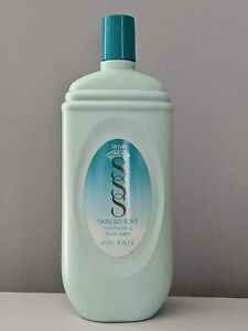 Vintage 1994 Avon Skin So Soft Authentic Moisturizing Foam Bath 16 oz 473 ml