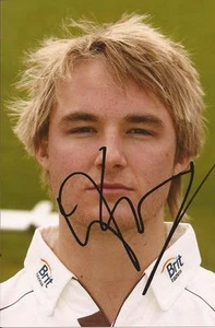 WARWICKSHIRE * LAURIE EVANS SIGNED 6x4 PORTRAIT PHOTO+COA - Picture 1 of 1