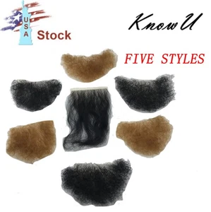 US Stock Realistic Fake Pubic Hair High Temperature Wire Private Use Silicone - Picture 1 of 19