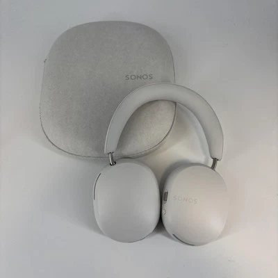 Sonos Ace Headphones White w/ Case & Charger - Excellent  - Image 1 of 4