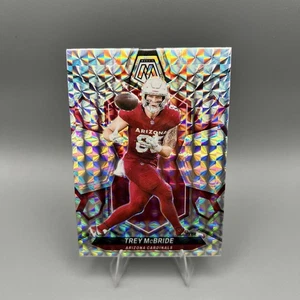 2024 Panini Mosaic #5 Trey McBride Silver Reactive Prizm Arizona Cardinals - Picture 1 of 2