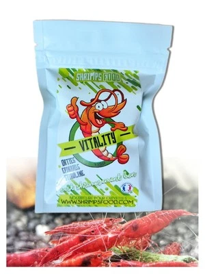 Pellets Pour Crevettes Aquarium Nourriture Vitality Shrimpsfood - Bild 1 von 3