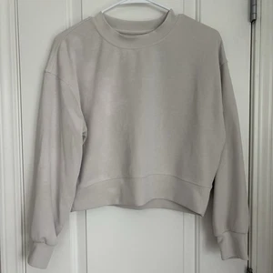 Pullover de buceo recortado color hueso Lululemon para mujer cuello redondo - talla 2 - Imagen 1 de 6