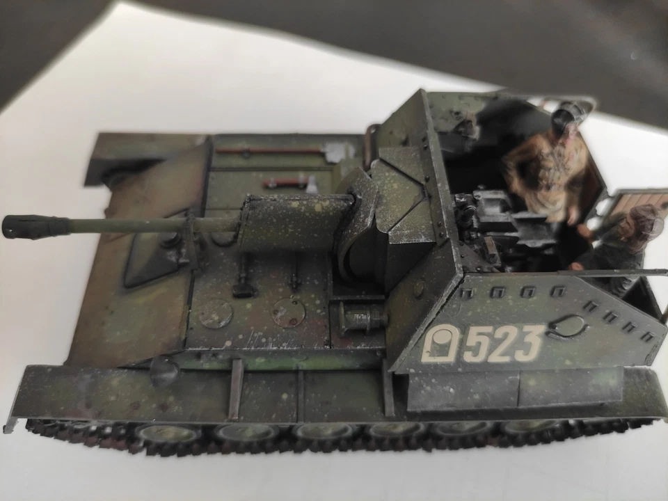 TAMIYA 1:35 KIT CARRO ARMATO RUSSIAN TANK DESTROYER SU-76   - Immagine 1 di 4