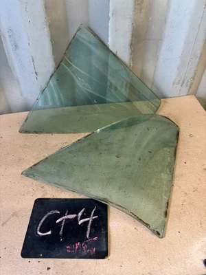 1955 55 NASH STATESMAN AMBASSADOR 1953 1954 2 DOOR REAR WINDSHIELD CORNER GLASS - Image 1 of 4