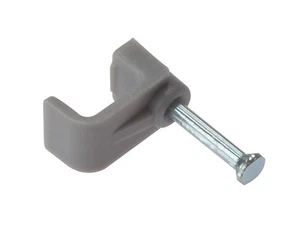 ForgeFix - Kabelclip Flach Grau 4,00mm Box 100 - Bild 1 von 1