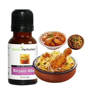 Generico Saanvi Profumatore Biryani Attar per Biryani Pulao Mutton altri piatti 15 ml - Foto 1 di 6